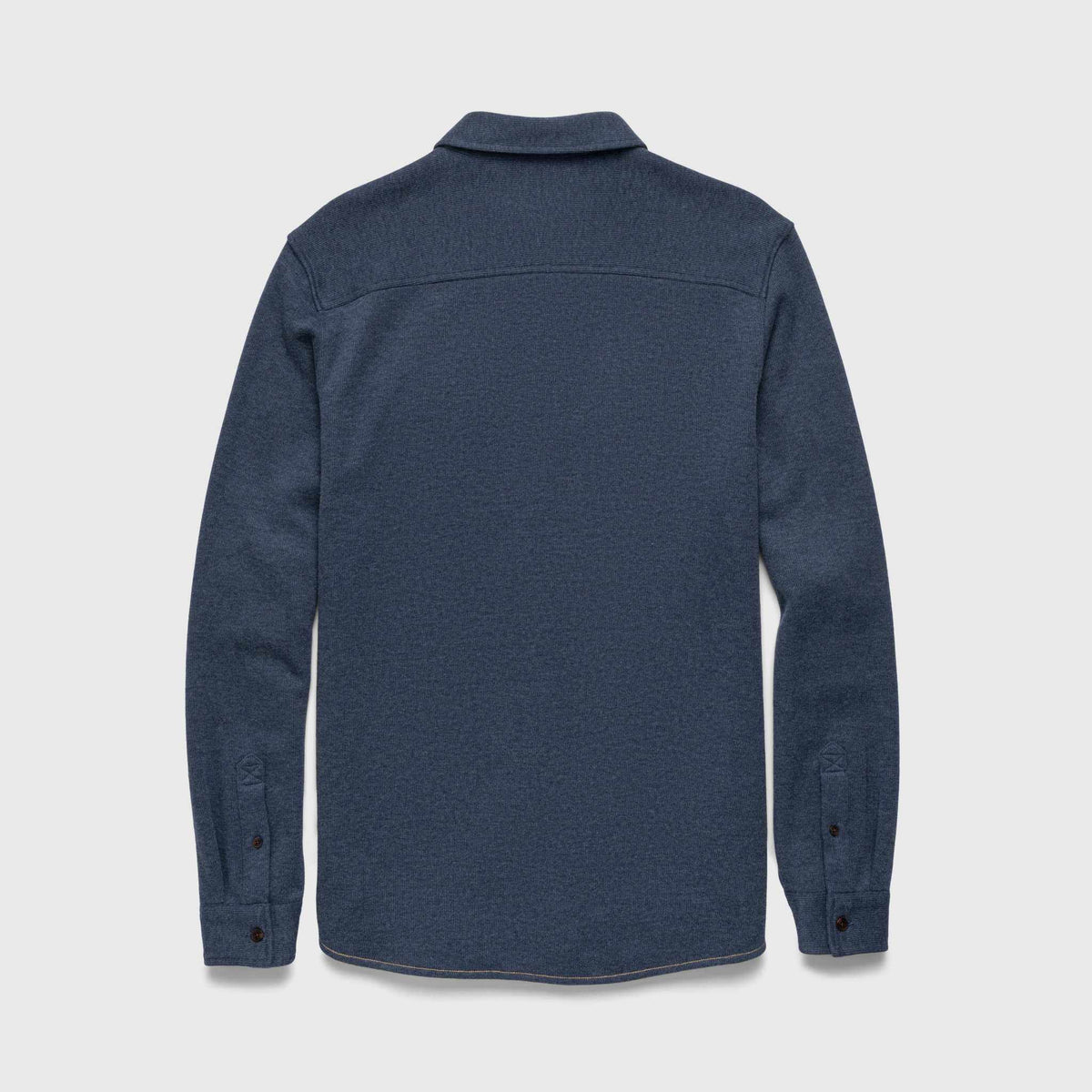 Surfside Supply Rex Rib Knit Shirt - Navy Heather Dark Slate Gray
