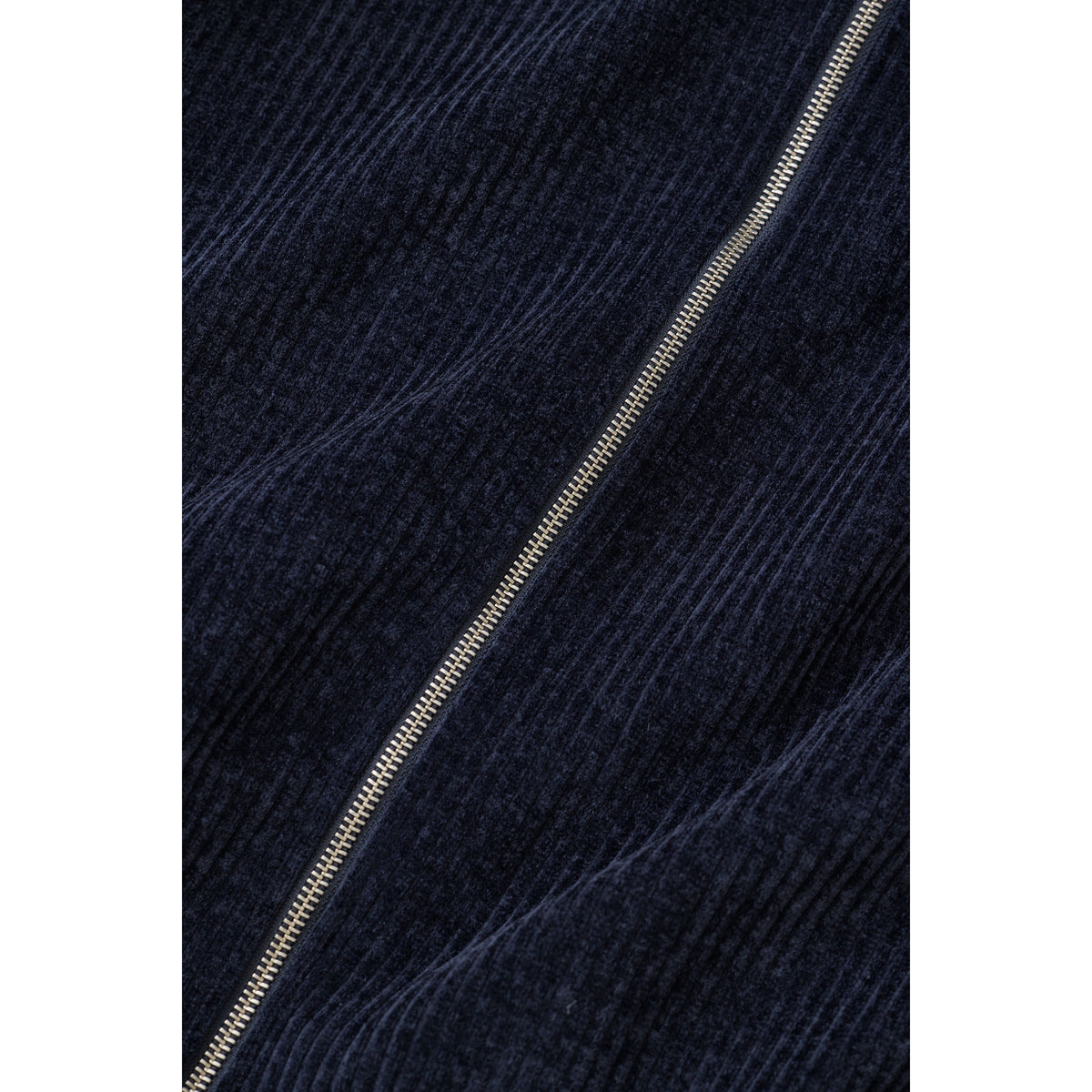 Men's dark night rib-fleece track jacket by Closed Men's, featuring a cozy fleece material and athletic fit.