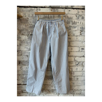 Closed Women's Romilla Relaxed Pants in cornflower blue, showing a comfortable fit and soft fabric on a woman modeling the relaxed style.