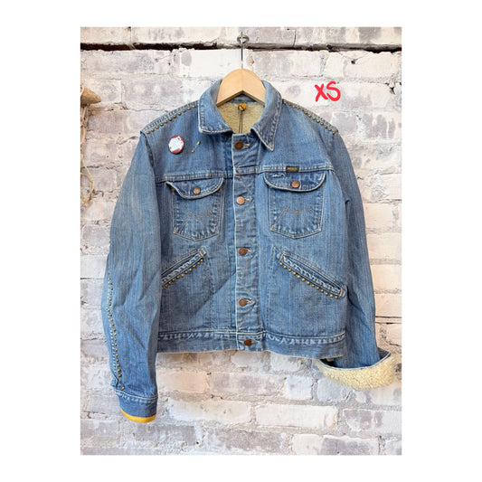 Women's Freecity RTU 1972 SuperVintage Americana jacket with vintage patina, casual style, and classic Americana design.