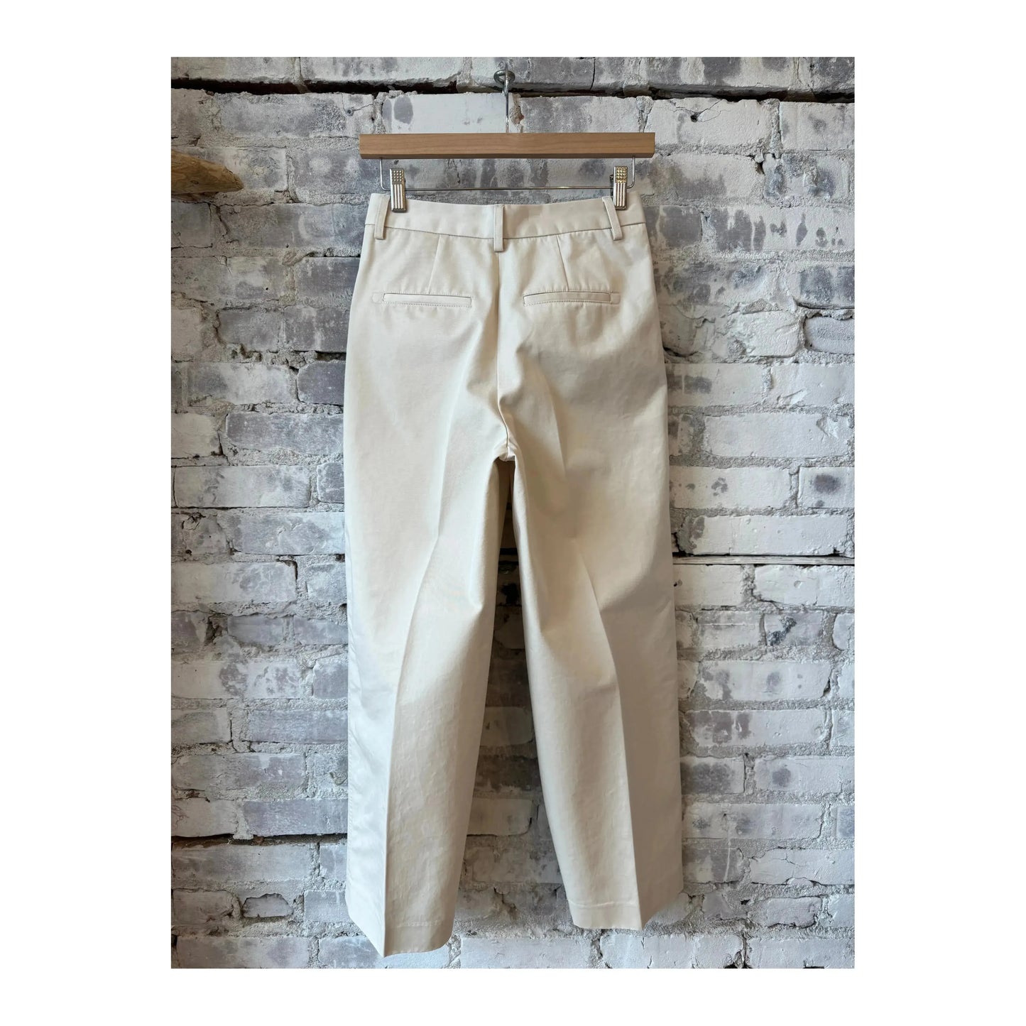 Closed Women's Ruthy Relaxed Pant in stone beige, showing the comfortable, relaxed fit and soft fabric of the casual women's pants.