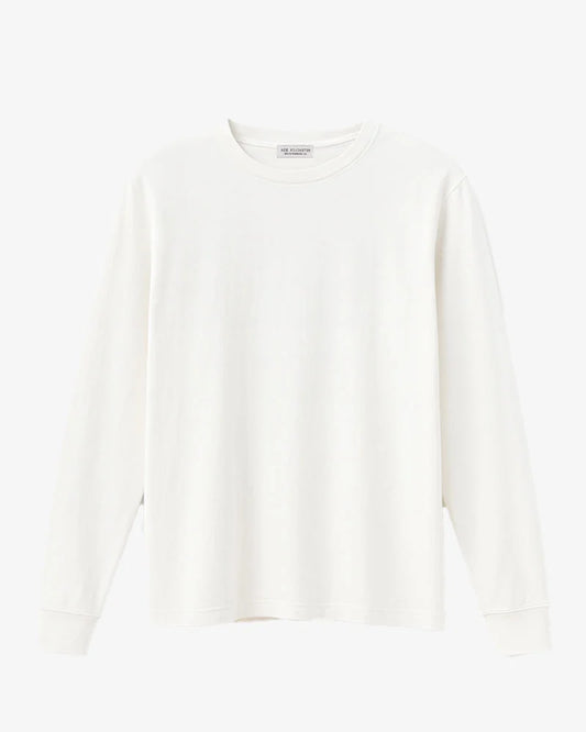 Ace Rivington Super Soft Supima LS Tee - White Lavender