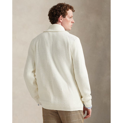 Cotton Shawl Collar Cardigan - Nevis - DUNE + SALT