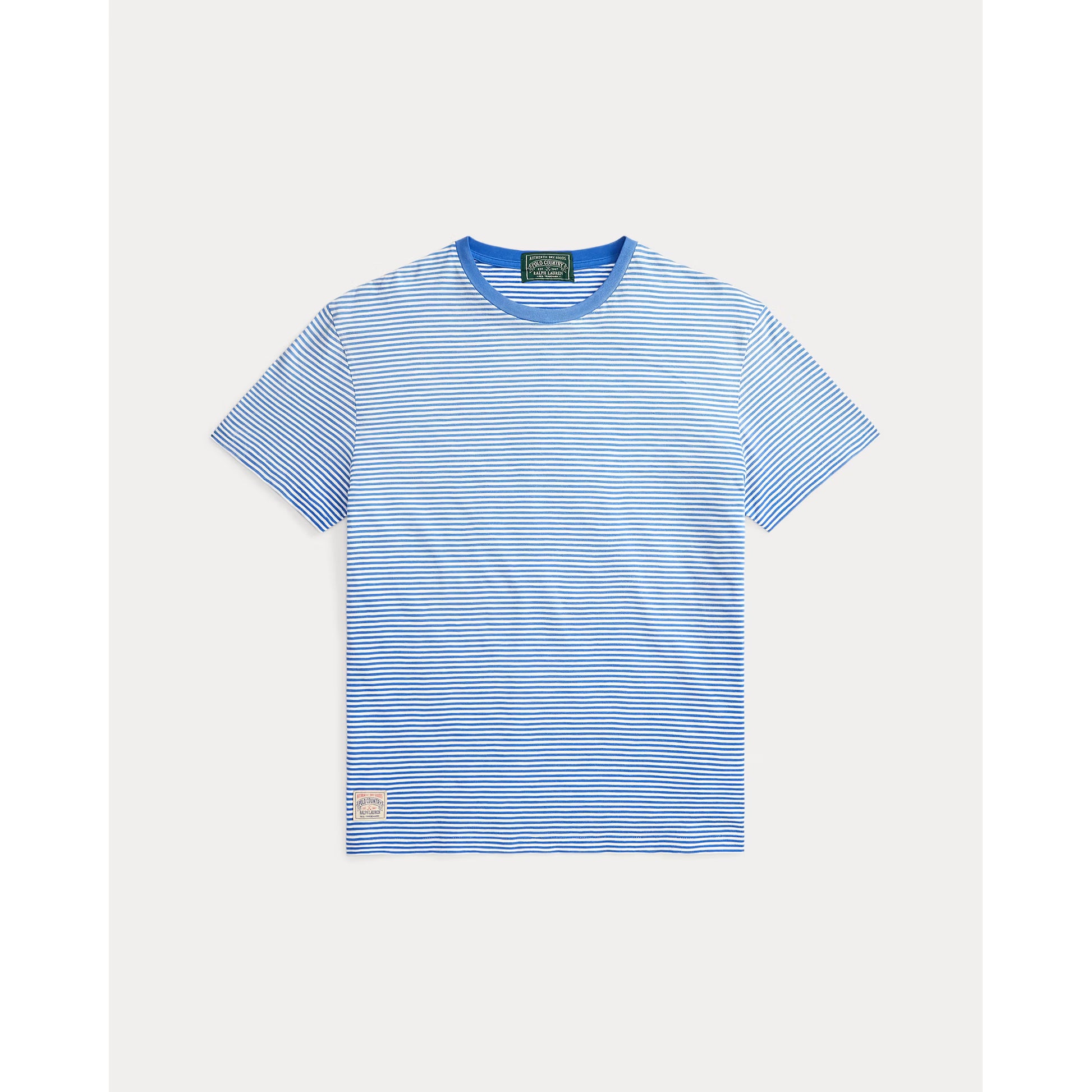 Classic Fit Striped Jersey T-Shirt - Dakota Blue Multi - DUNE + SALT
