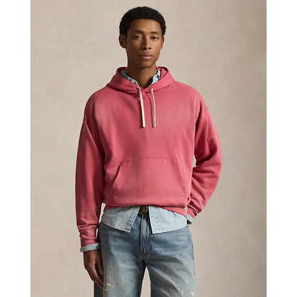 Vintage Fit Fleece Hoodie - Sunrise Red - DUNE + SALT