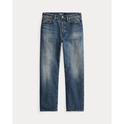 Heritage Straight Distressed Jean - Kensington Wash - DUNE + SALT