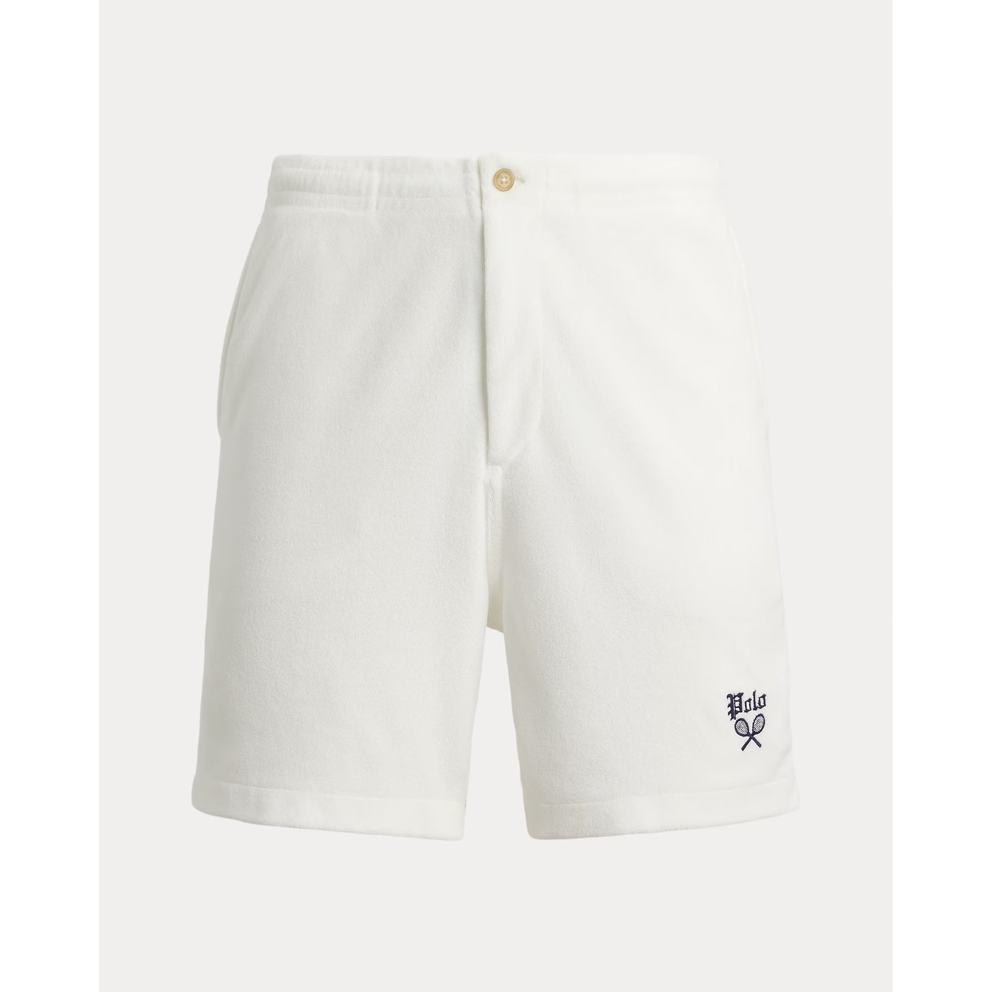 Island Fleece Pull-On Short - White - DUNE + SALT