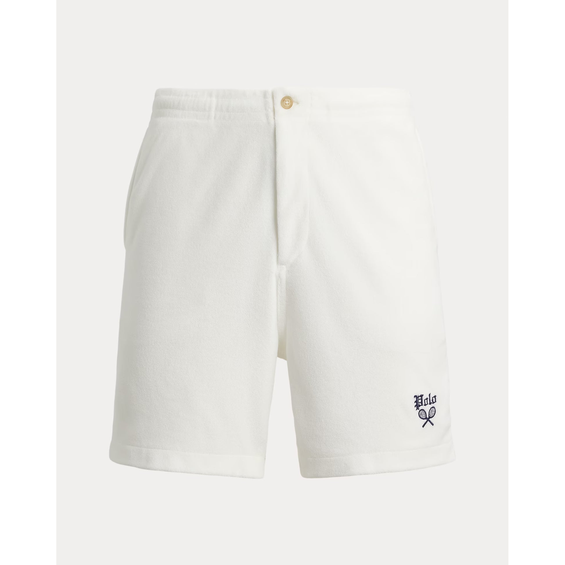 Island Fleece Pull-On Short - White - DUNE + SALT