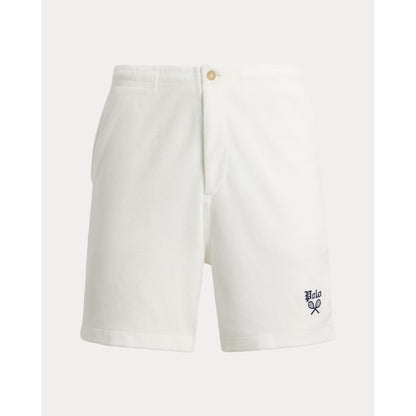 Island Fleece Pull-On Short - White - DUNE + SALT