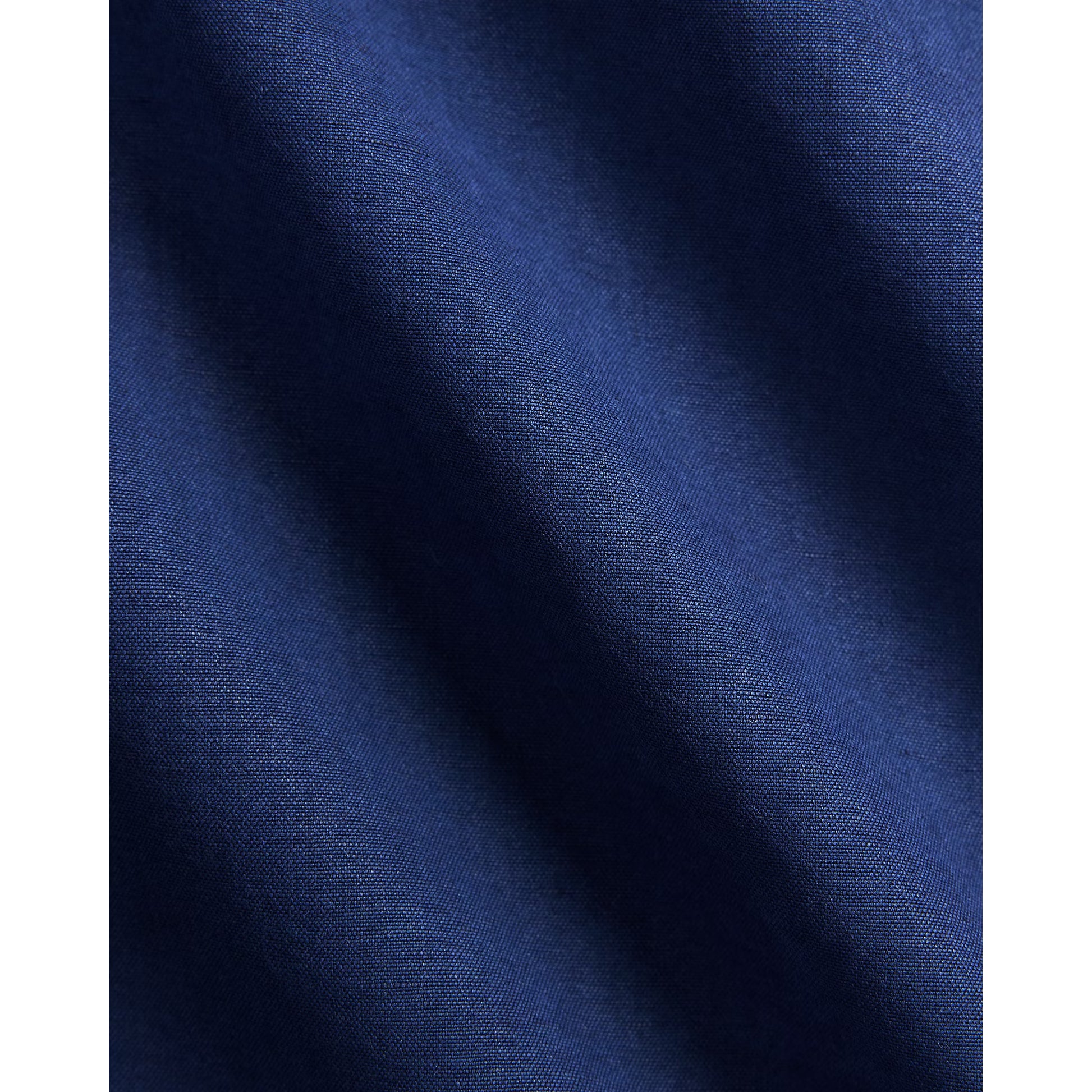 Classic Fit Linen-Silk-Cotton Workshirt - Indigo - DUNE + SALT