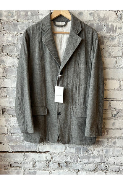 Three Button Jacket - Light Grey - DUNE + SALT