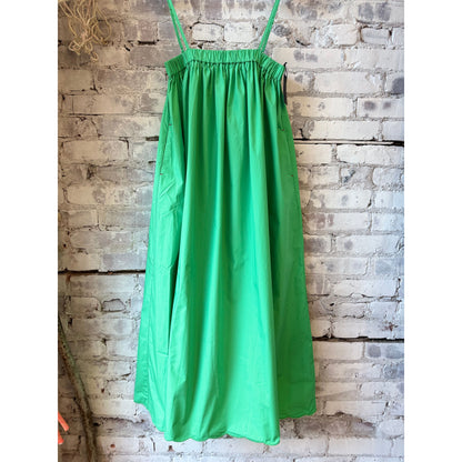 Women's Mojito Scallop Dress by Brazeau Tricot featuring a fitted silhouette and scalloped hem in soft fabric.