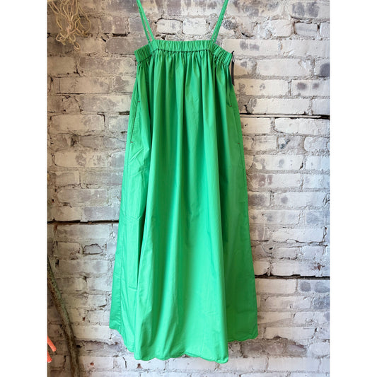 Women's Mojito Scallop Dress by Brazeau Tricot featuring a fitted silhouette and scalloped hem in soft fabric.