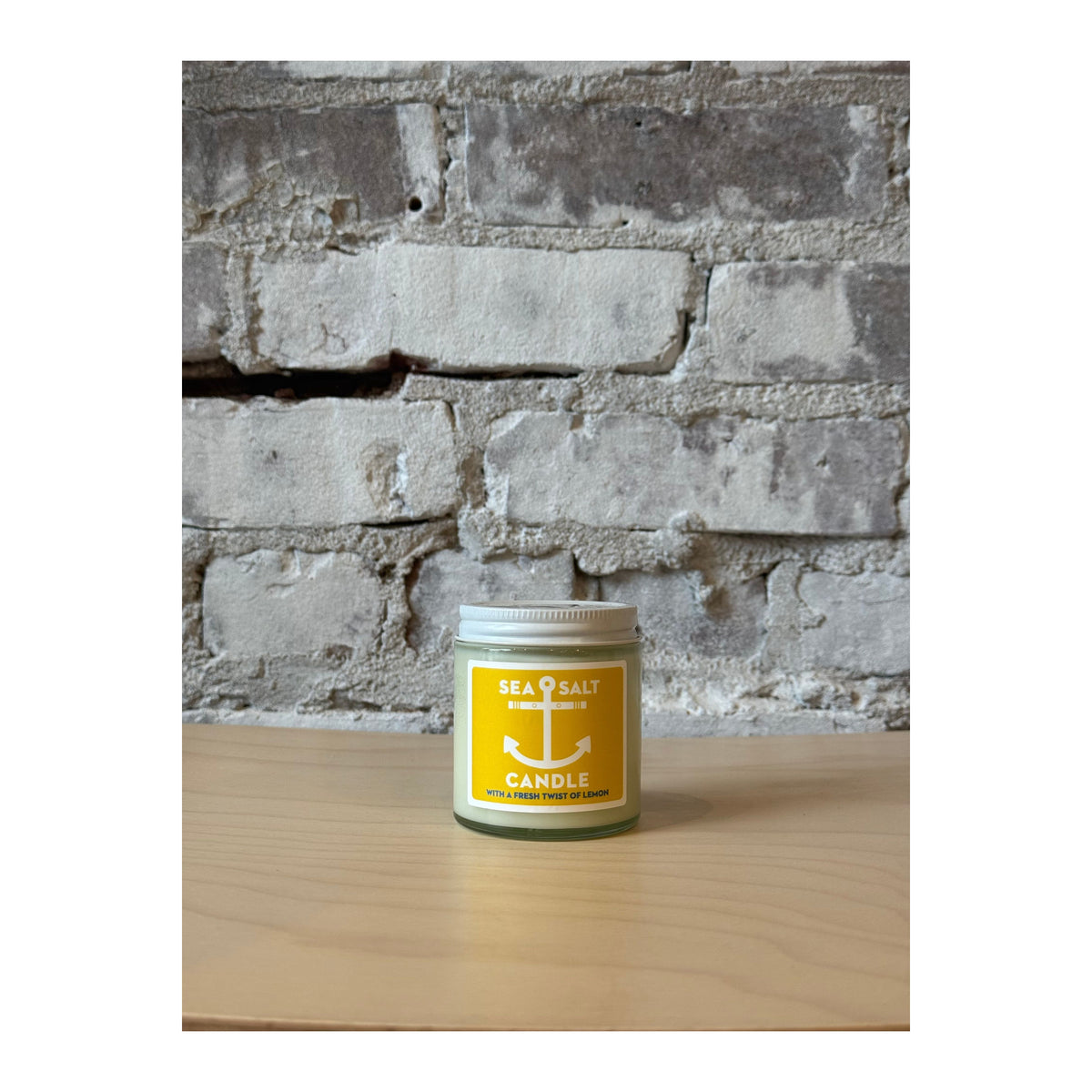 Sea Salt Lemon Candle Cutie accessory by Kalastyle Soap Co., featuring a charming lemon-themed design and vibrant colors.