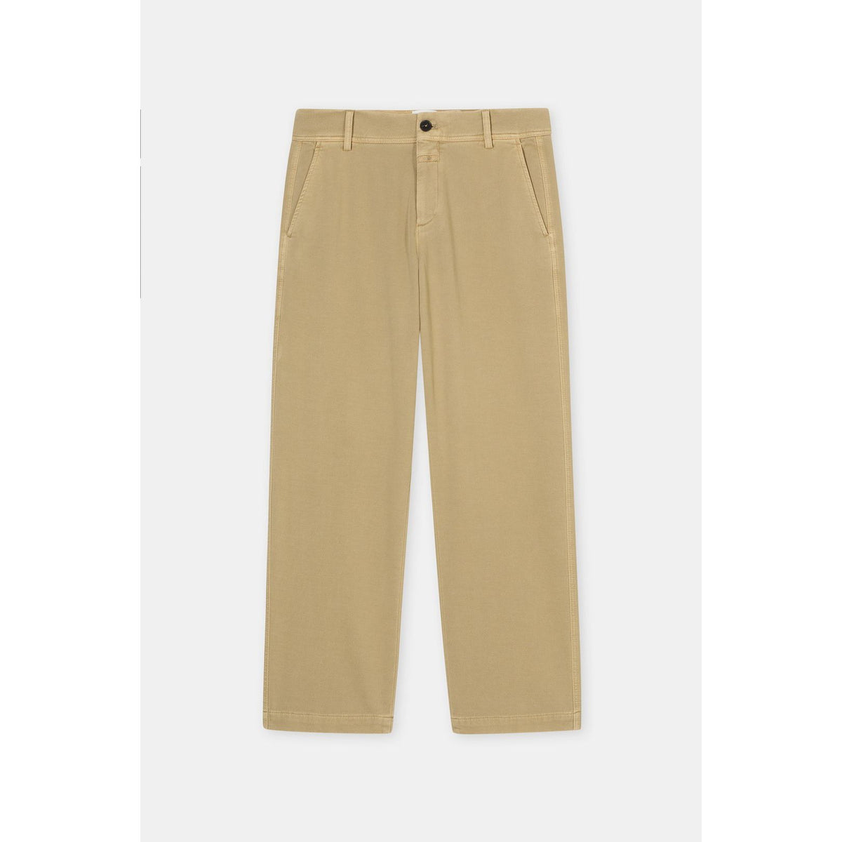 Women's Serandon Cotton-Linen Pant in clay beige, featuring a relaxed fit and natural fabric texture from Closed Women's.