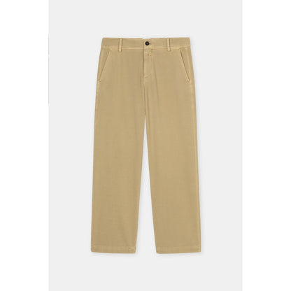 Women's Serandon Cotton-Linen Pant in clay beige, featuring a relaxed fit and natural fabric texture from Closed Women's.