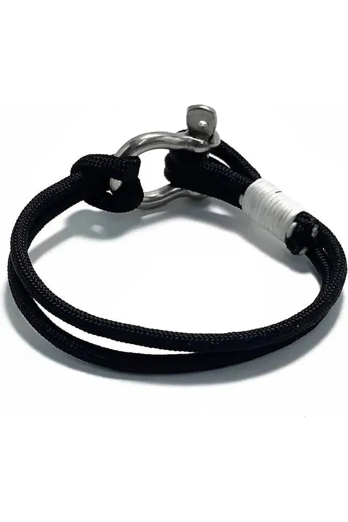Black Nautical Shackle Bracelet - DUNE + SALT
