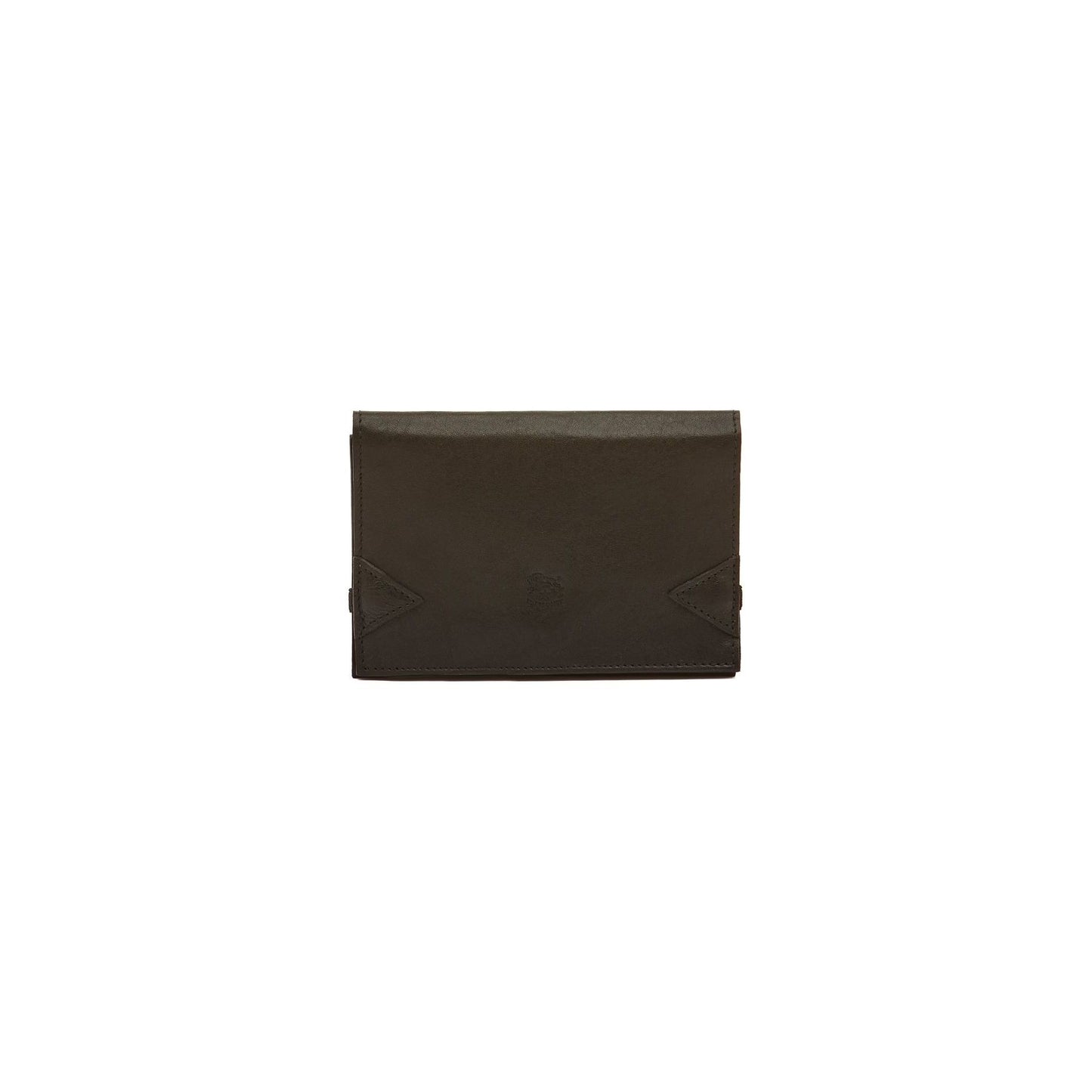 Tri-Fold Wallet in Vintage Leather - Black - DUNE + SALT