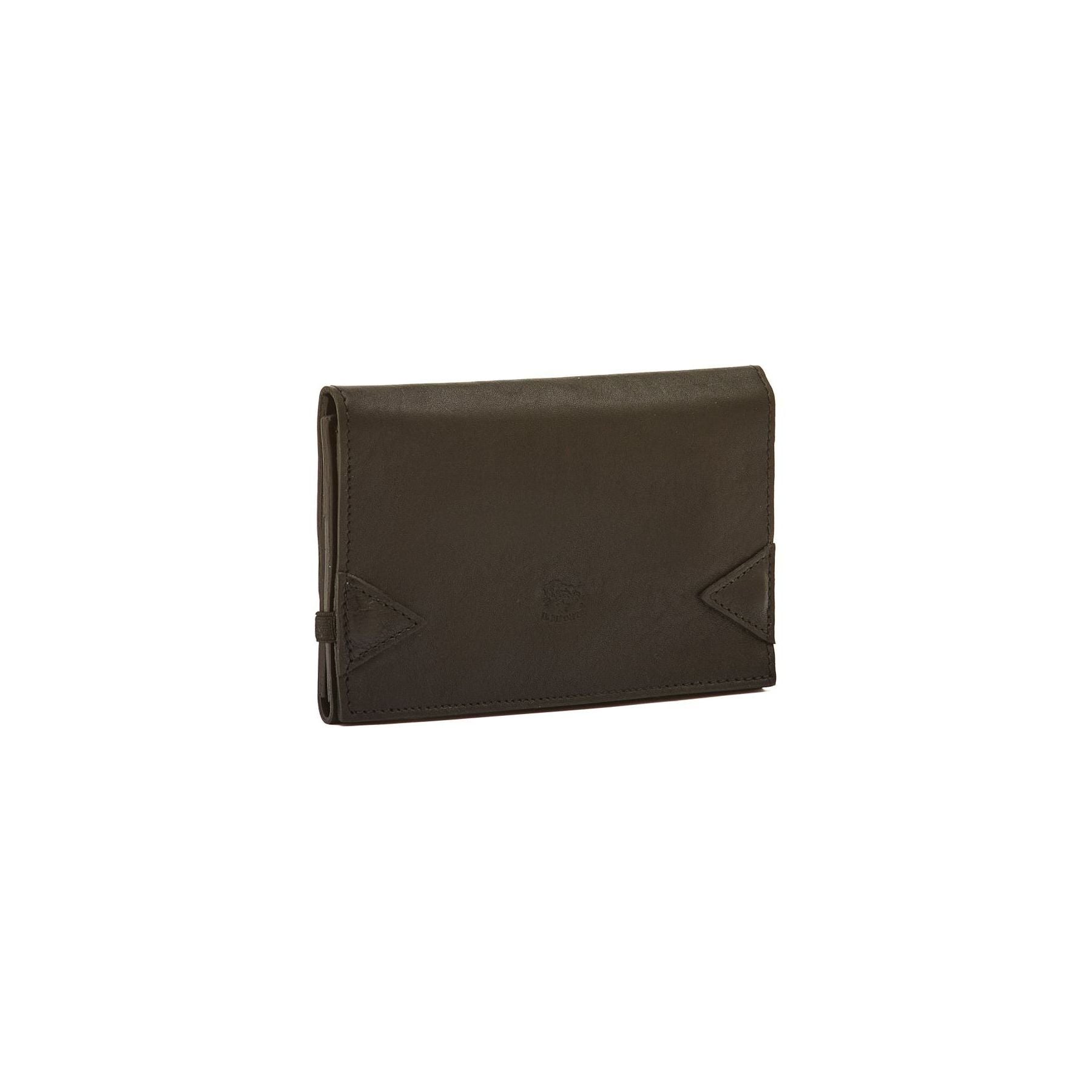 Tri-Fold Wallet in Vintage Leather - Black - DUNE + SALT