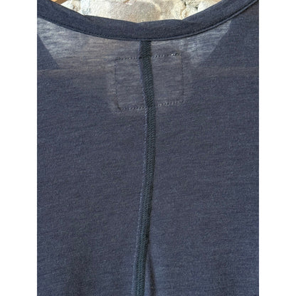 V::Room SS Hi-Soft Jersey 'Narrow Neck' Crew - Dark Navy Dark Slate Gray