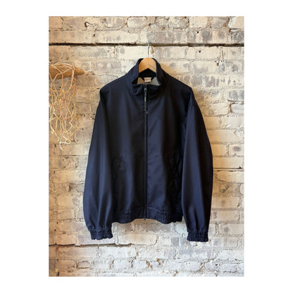 Men's navy Stanton Wool Twill Jacket by Aspesi, featuring a tailored fit and classic design with a smooth wool twill texture.