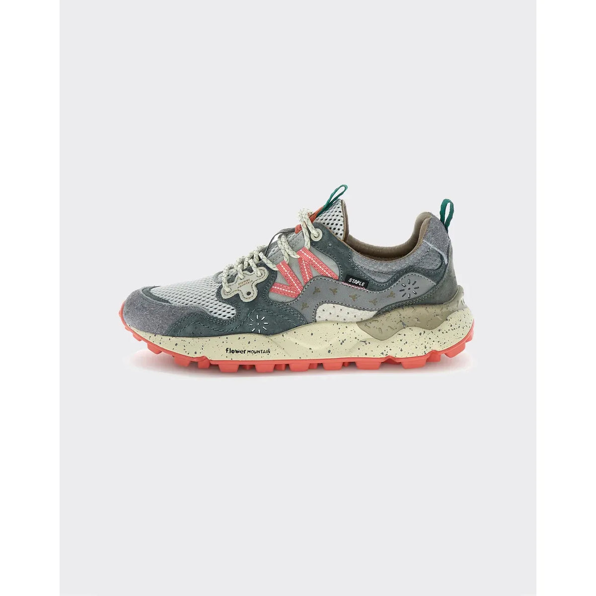 Flower Mountain STAPLE Yamano 3 Uni Sneaker - Grey/Anthracite/Rose Lavender