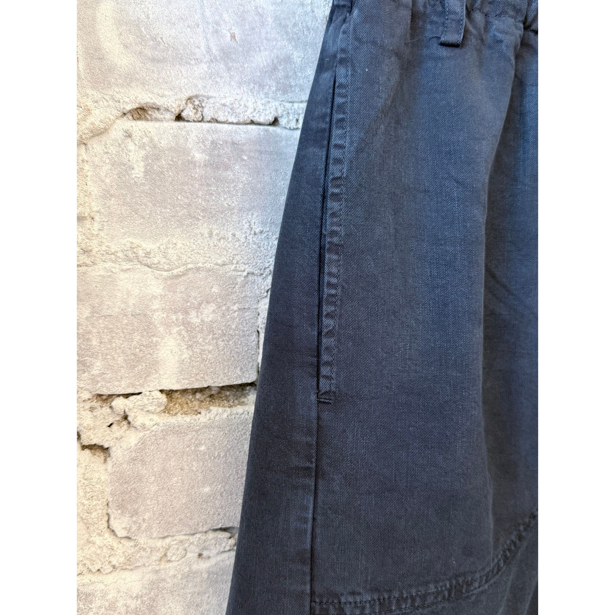 Women's Hartford Stefi Woven Short in night color, showcasing lightweight, breathable fabric and casual woven design.