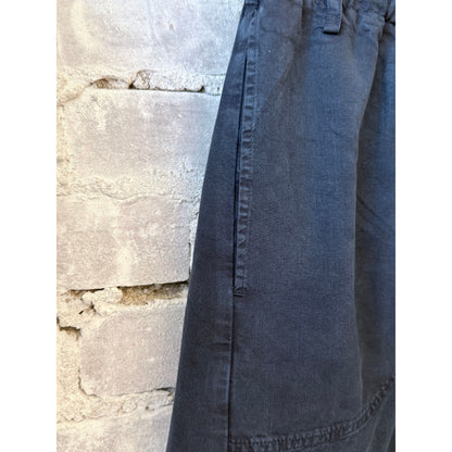 Women's Hartford Stefi Woven Short in night color, showcasing lightweight, breathable fabric and casual woven design.