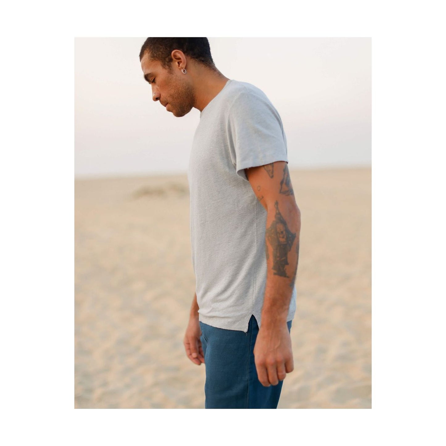 Sun Tee - Steel - DUNE + SALT