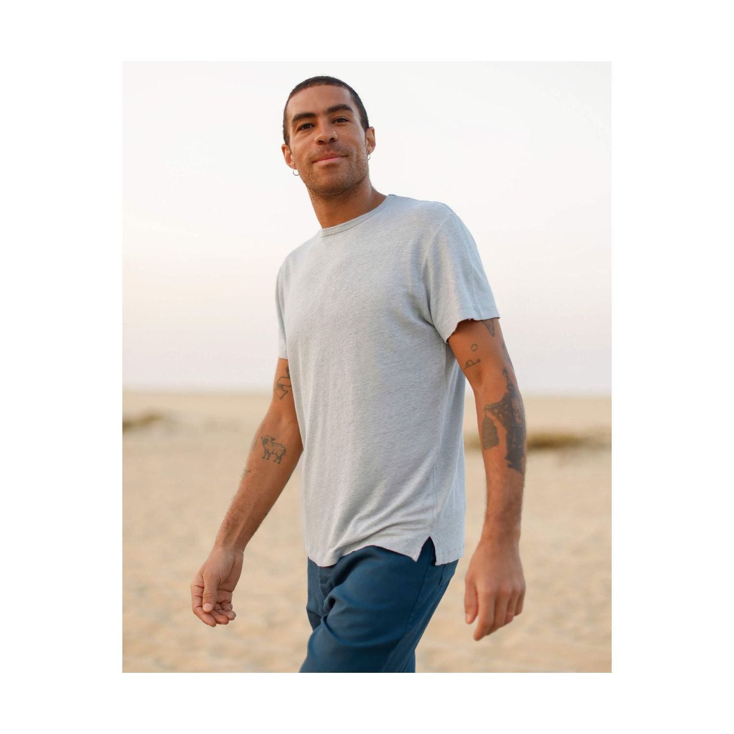 Sun Tee - Steel - DUNE + SALT