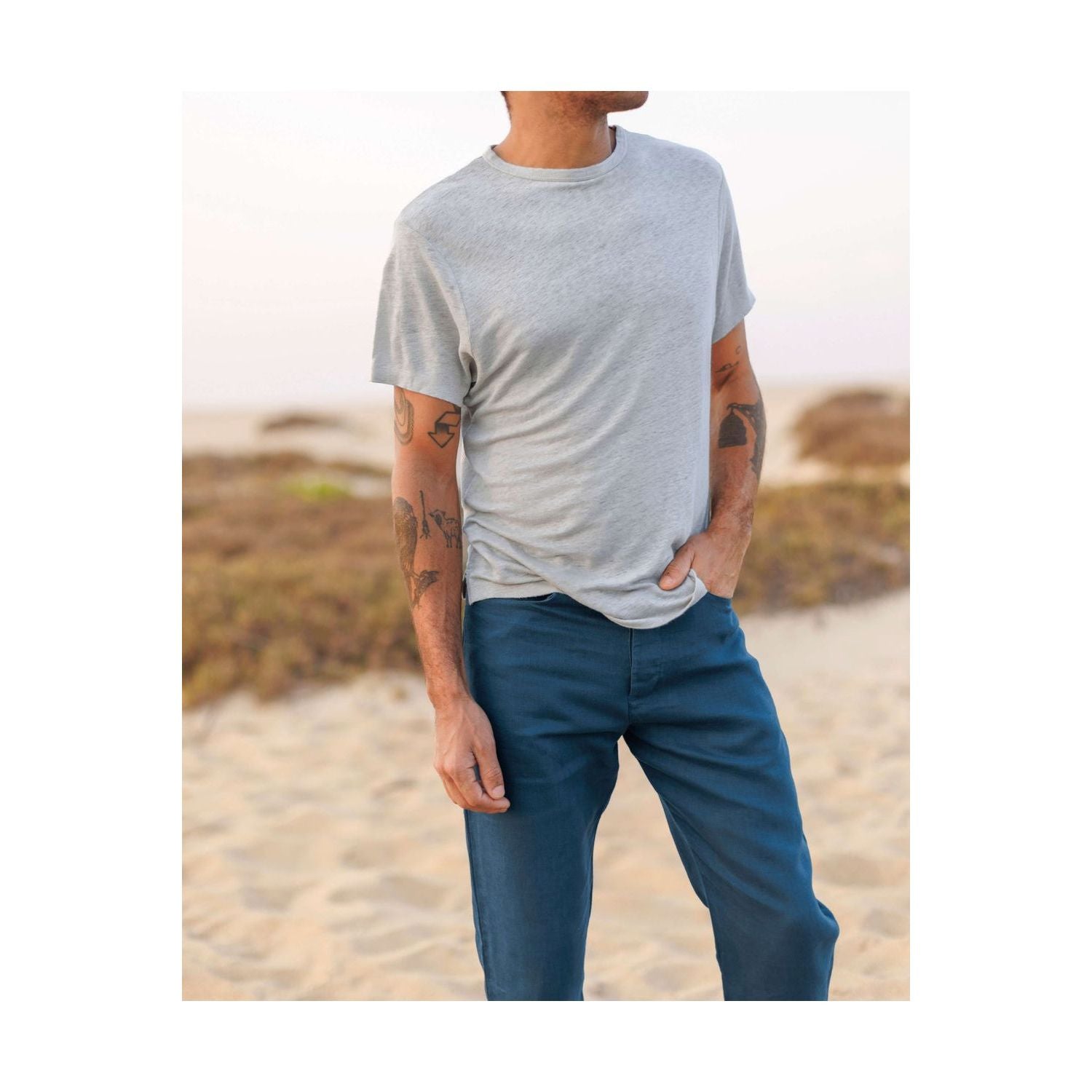 Sun Tee - Steel - DUNE + SALT