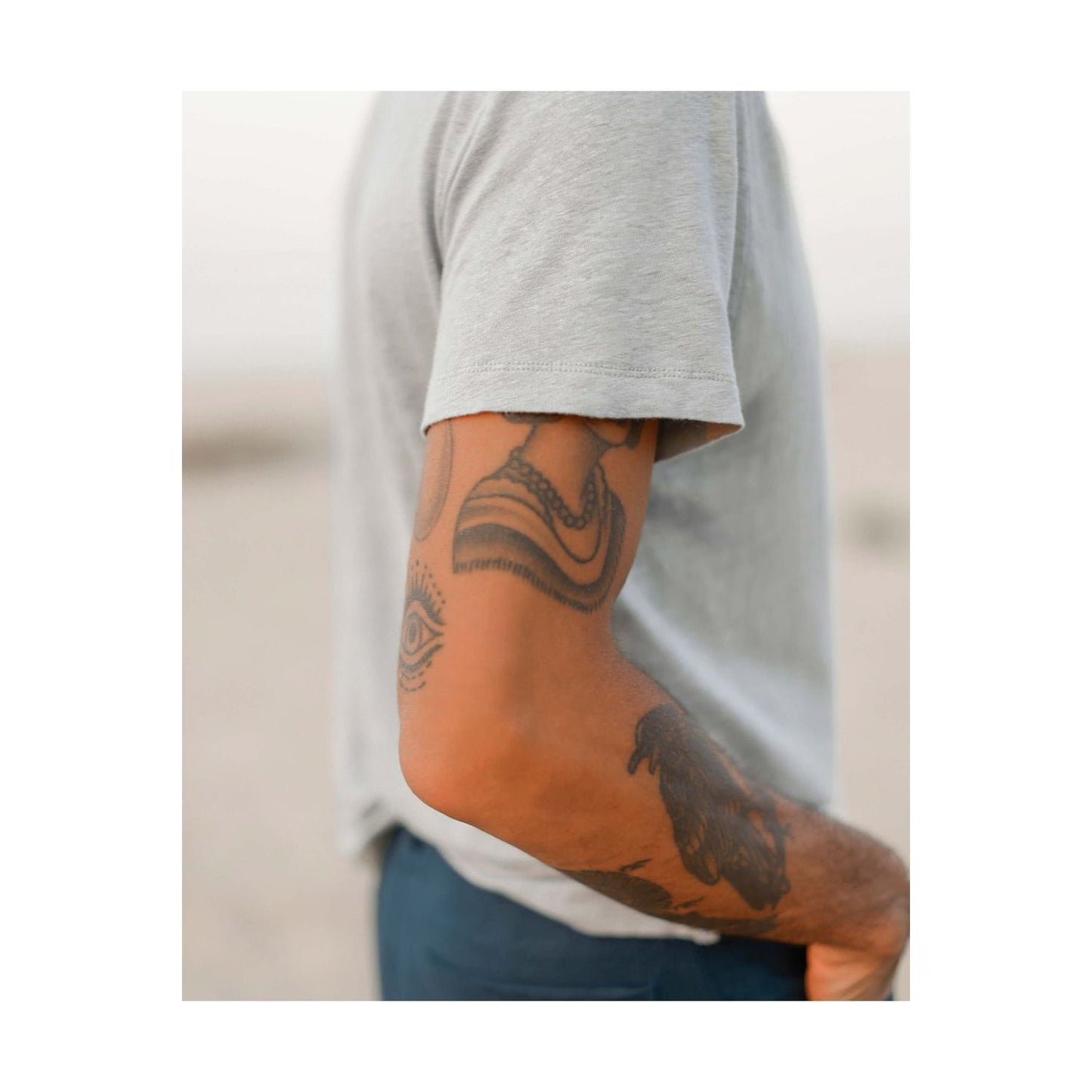 Sun Tee - Steel - DUNE + SALT