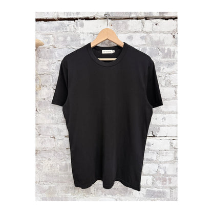 Men's black Supima SS crewneck tee by Ace Rivington, showing the soft cotton fabric and classic fit style.