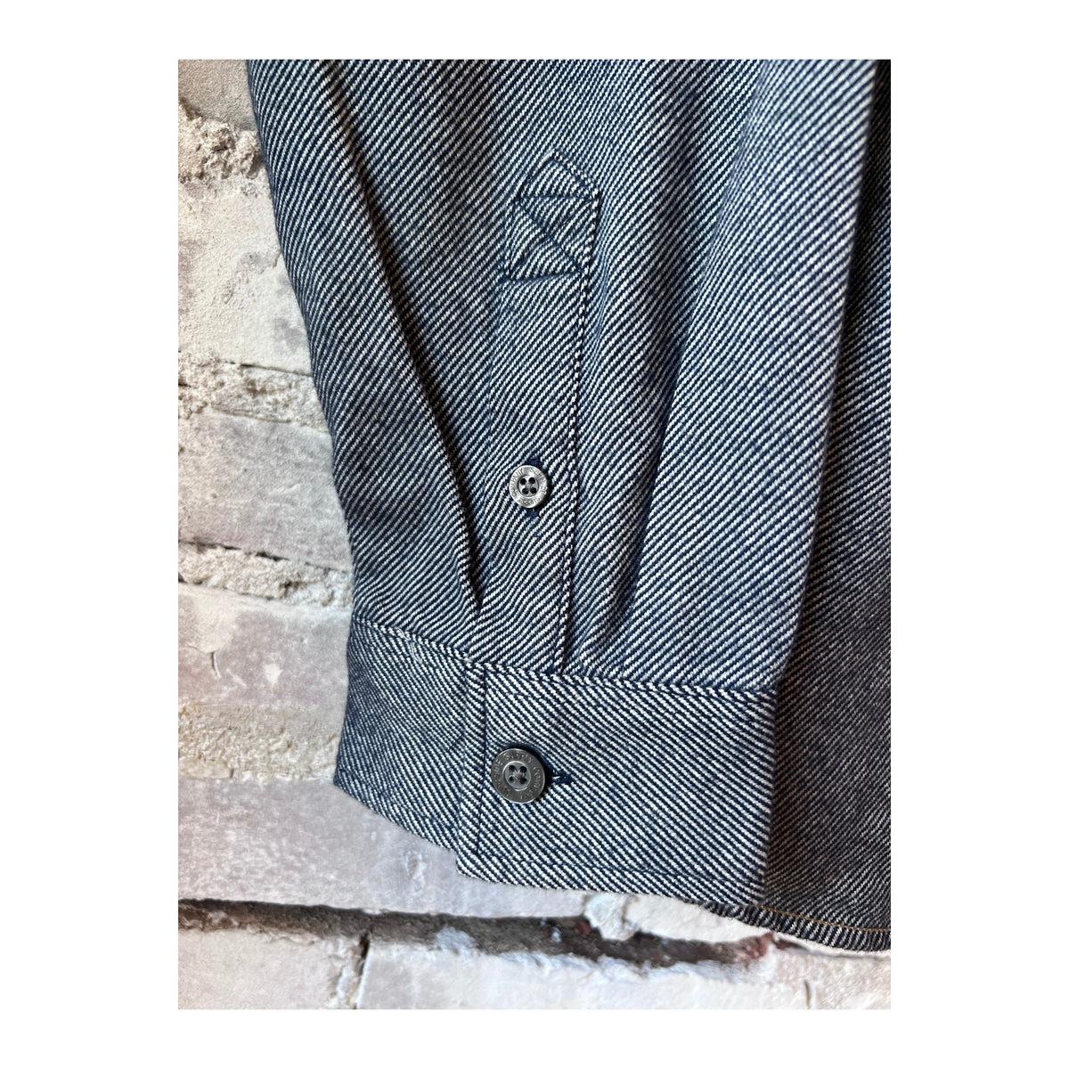 Men's navy Dylan brushed twill overshirt by Surfside Supply, featuring a casual fit and soft fabric texture.