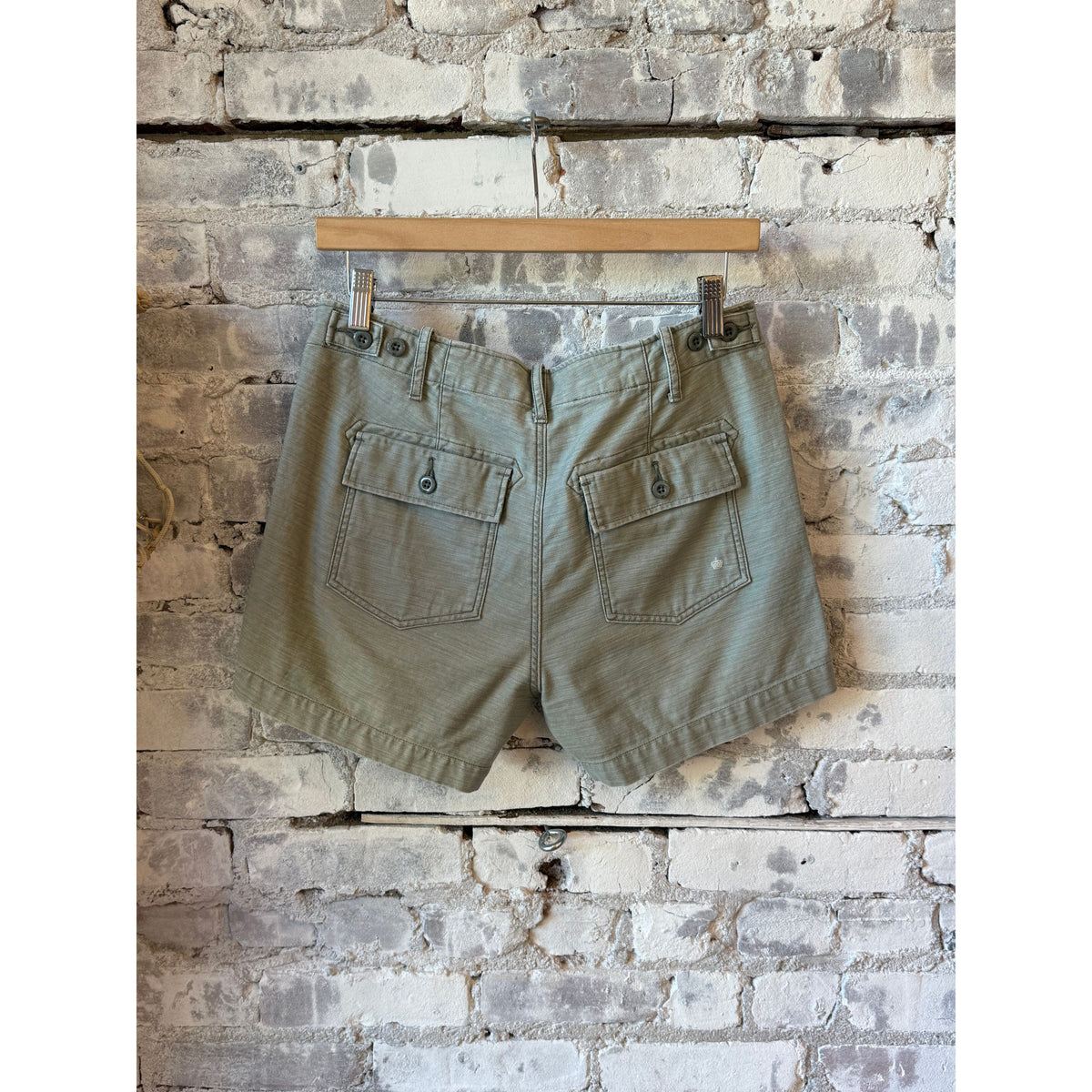 Women's Surplus Short Shorts by G1 Women's in sage green, featuring a casual fit and comfortable fabric for warm weather.