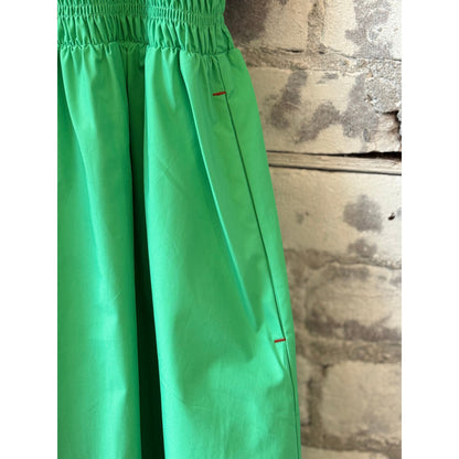 Women's Swan Dress by Brazeau Tricot in Mojito color, featuring a stylish and elegant design perfect for summer or casual wear.