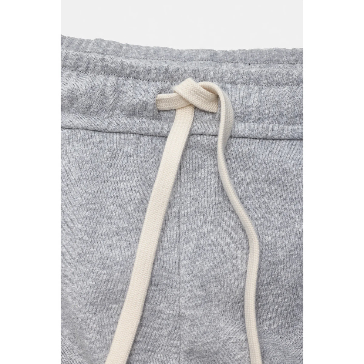 Women's light grey melange sweat shorts by Closed Women's, featuring a relaxed fit and soft fabric for casual comfort.