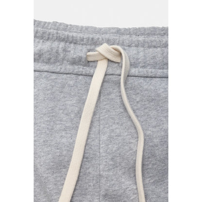 Women's light grey melange sweat shorts by Closed Women's, featuring a relaxed fit and soft fabric for casual comfort.