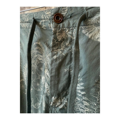Men's cotton tank top by Hartford Men's in eucalyptus color, featuring a comfortable short-sleeve design and casual fit.