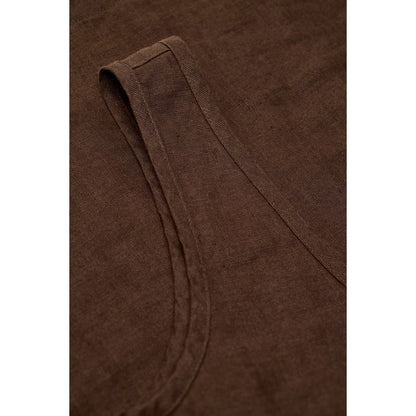 Women's Maple Brown tank top by Closed, casual sleeveless top with a relaxed fit and simple design.