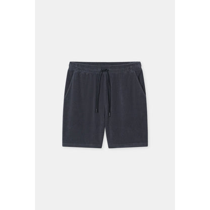 Men's Terry Cloth Shorts in Magma Black by Closed Men's, featuring a comfortable fit and casual style.