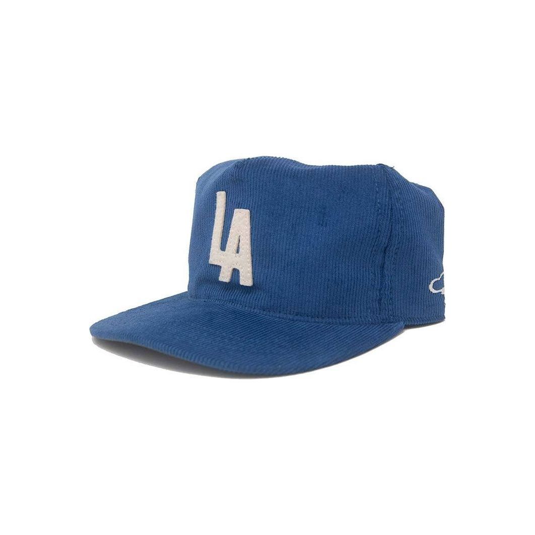 The Ampal Creative LA City Series snapback hat featuring a stylish city skyline design in vibrant colors.