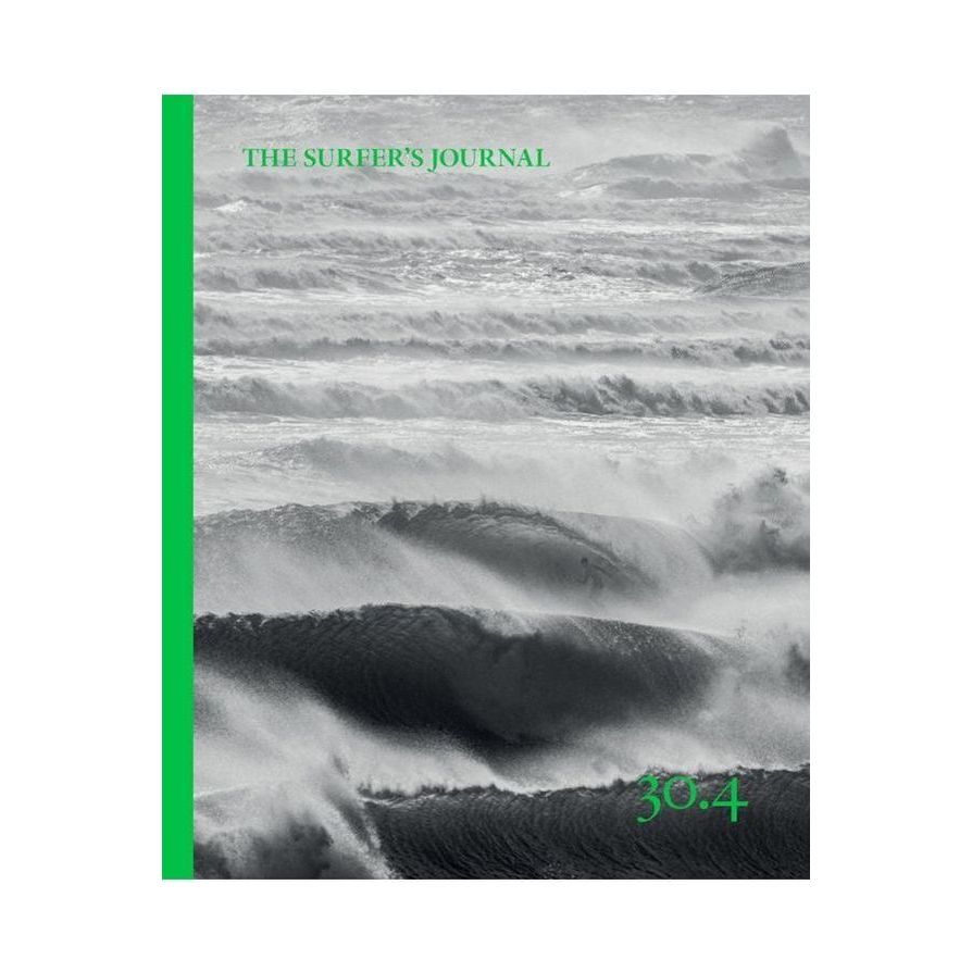 Cover image of The Surfer's Journal 30 editions, featuring vibrant surf-themed artwork and bold typography.