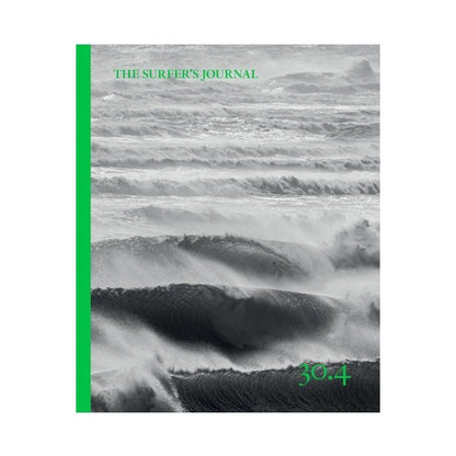 Cover image of The Surfer's Journal 30 editions, featuring vibrant surf-themed artwork and bold typography.