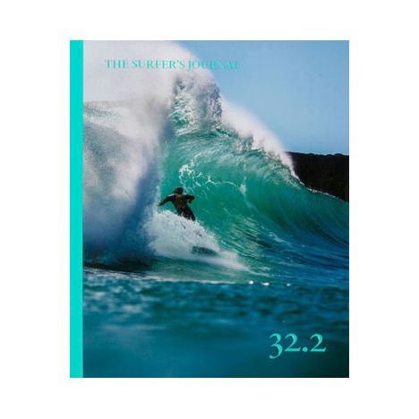Front view of The Surfer's Journal 32 editions, a collection of home accessories featuring surf-themed designs from The Surfer's Journal.