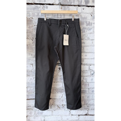 Men's NN07 Theo Classic Tailored Slim Fit Chino in dark army, showing the slim fit design and dark green color.