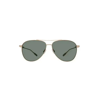 Barton Perreira Trask Sun sunglasses with gold frame and safari polarized lenses, stylish accessory for sunny days.