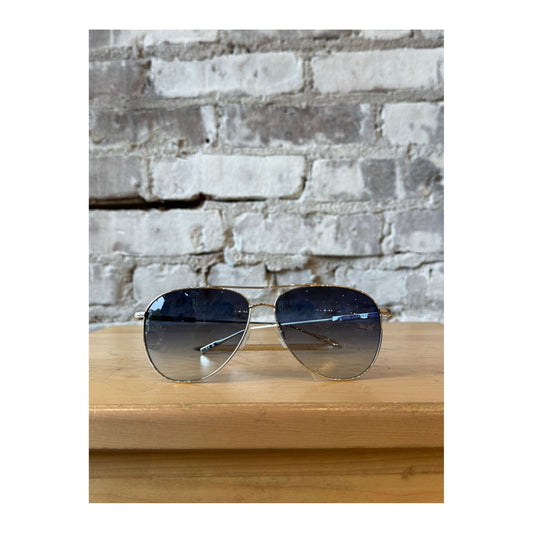 Barton Perreira Trask Sun sunglasses with silver and indigo gradient lenses, stylish accessories for sun protection and fashion.