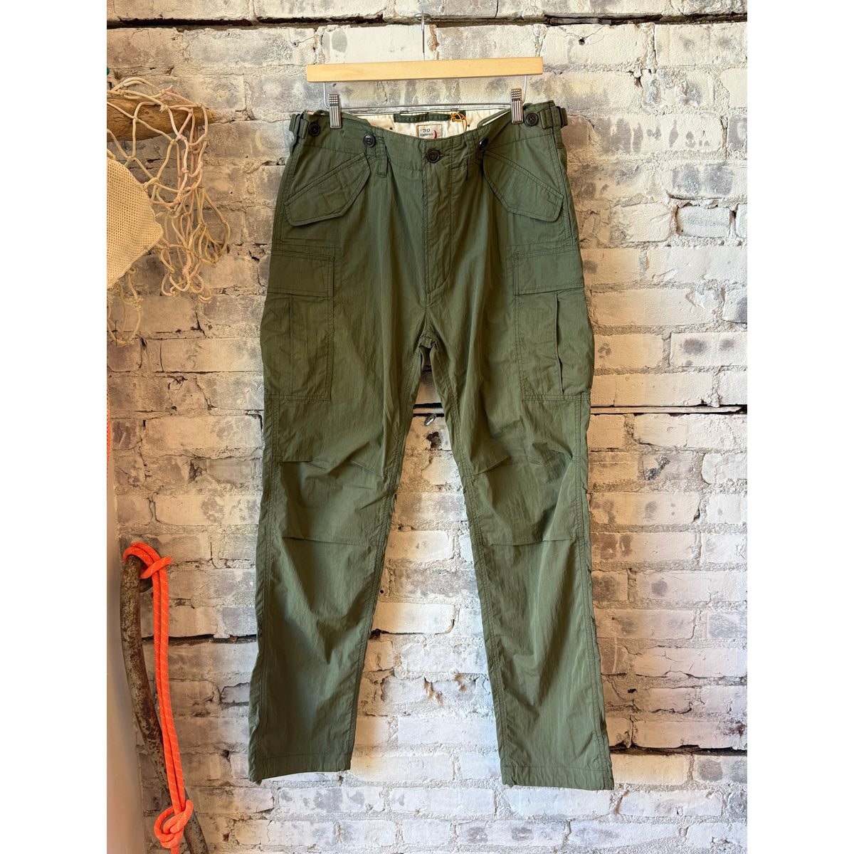 Men's Relwen Trop M-51 Pant in olive drab, casual military-style pants with multiple pockets and durable fabric.