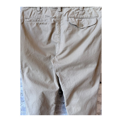Men's khaki twill chino pants by Save Khaki United, featuring a classic fit and durable fabric.